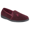 Mirak Stag Slipper - Cosy Men's House Slippers with Warm Fleece Lining, Non-Slip Sole, Comfortable Indoor Footwear, Ideal for Winter Lounging