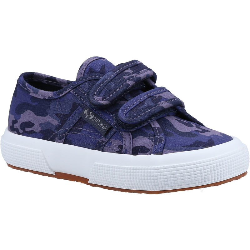 Superga Kids Straps Camo Ripstop Trainer