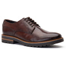 Base London Halsey Waxy Padded Derby Shoes