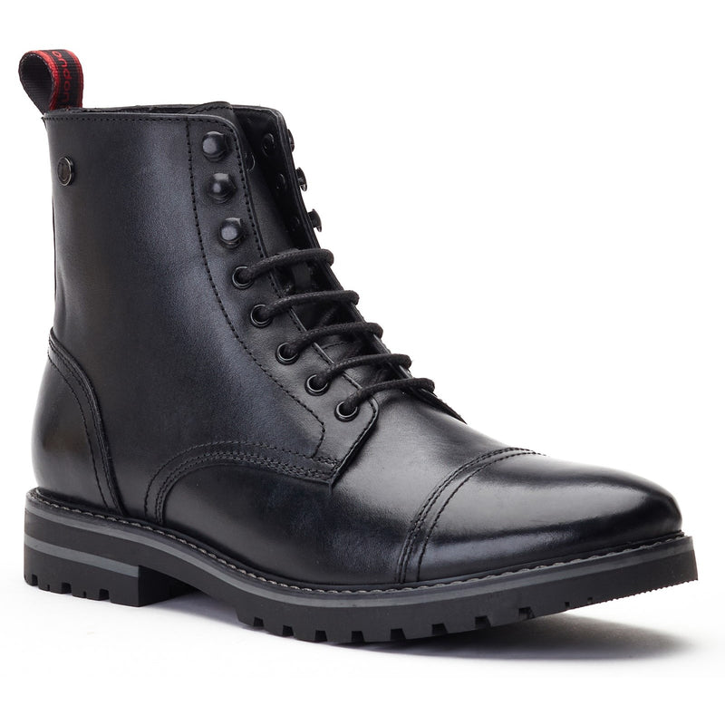 Base London Sparrow Waxy Combat Boot