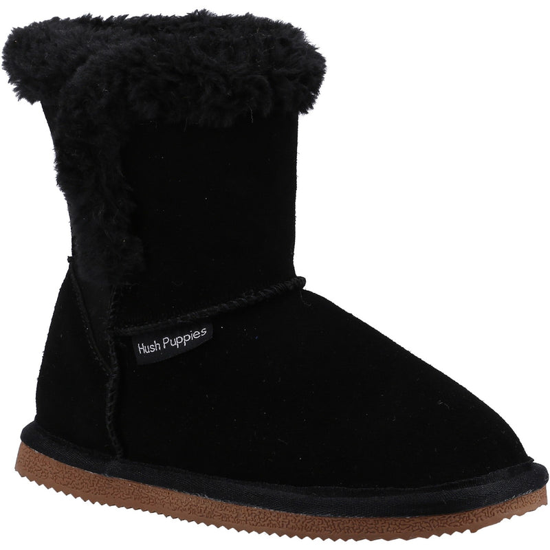 Hush Puppies Ashlynn Genuine Suede Bootie Slipper