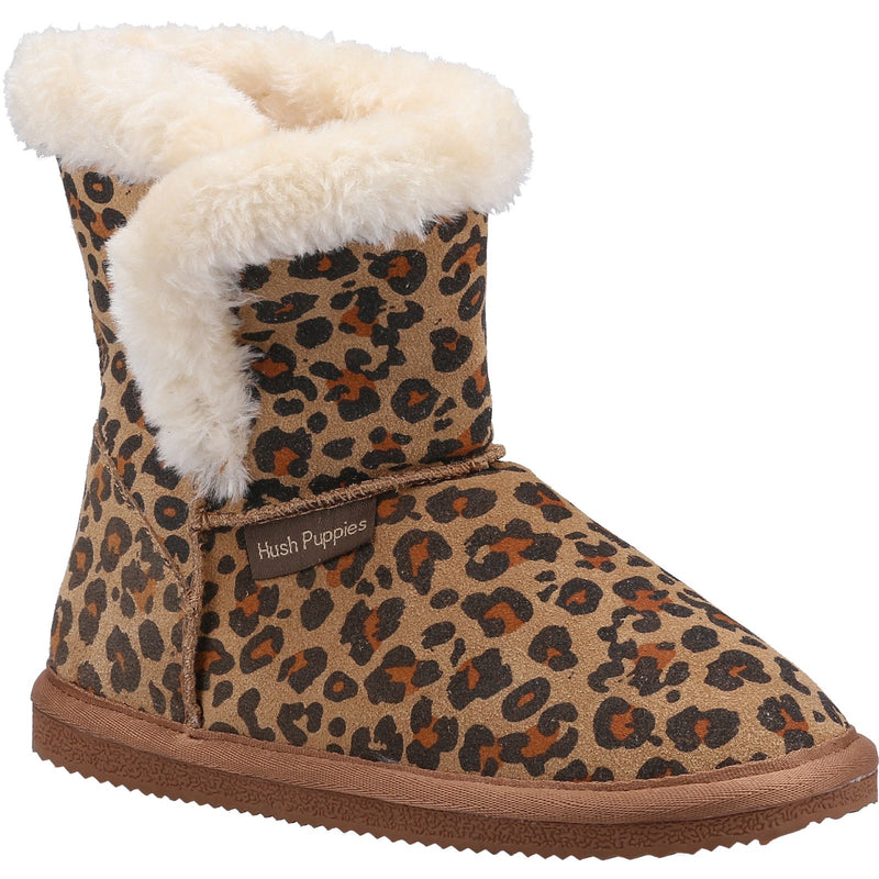 Hush Puppies Ashlynn Genuine Suede Bootie Slipper