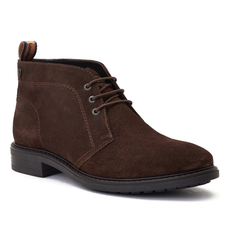 Base London Mens Kilby Leather Chukka Boots