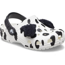 Crocs Classic Dalmatian Kids Slip On Clog Lightweight Water Friendly Breathable Secure Fit Easy to Clean Comfortable Kids Footwear