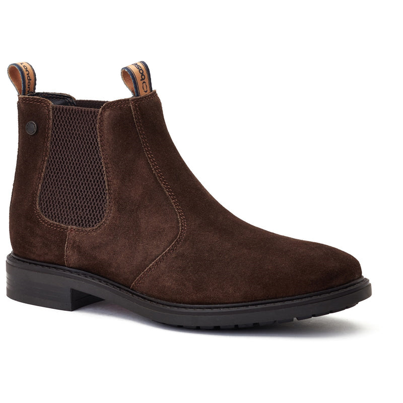 Base London Mens Nelson Suede Chelsea Boots