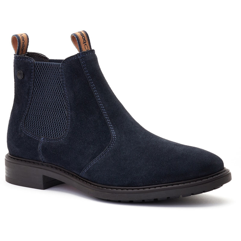 Base London Mens Nelson Suede Chelsea Boots