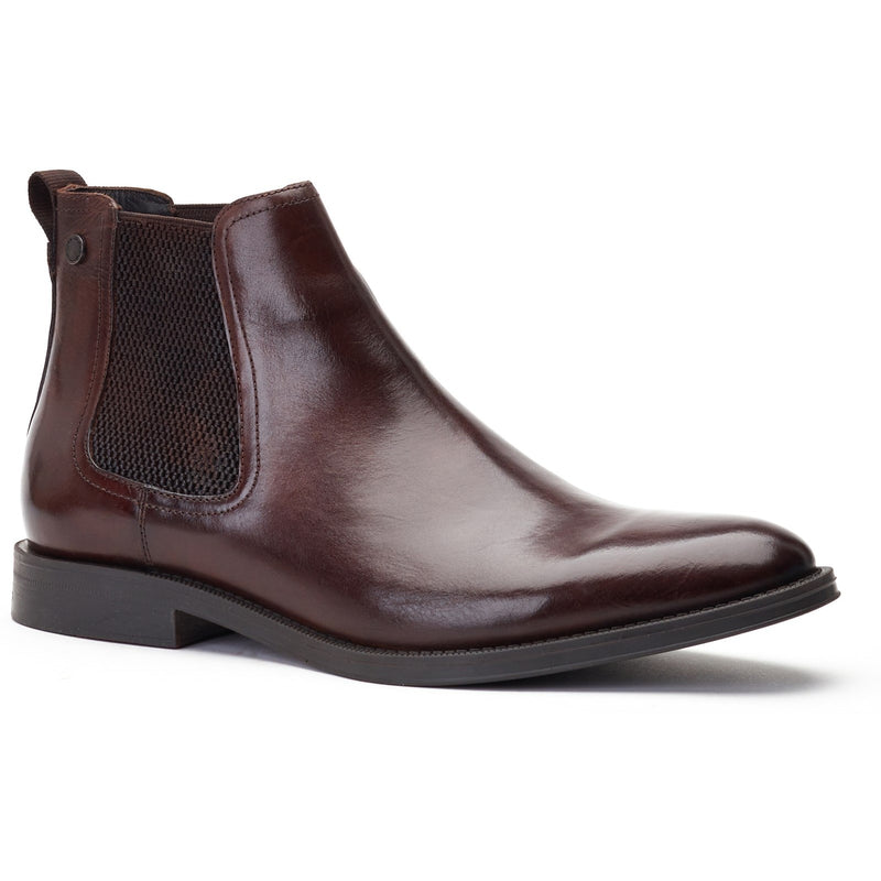 Base London Mens Bradwell Leather Chelsea Boots