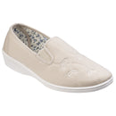 Mirak Bessie Twin Gusset Canvas Slip On Shoe