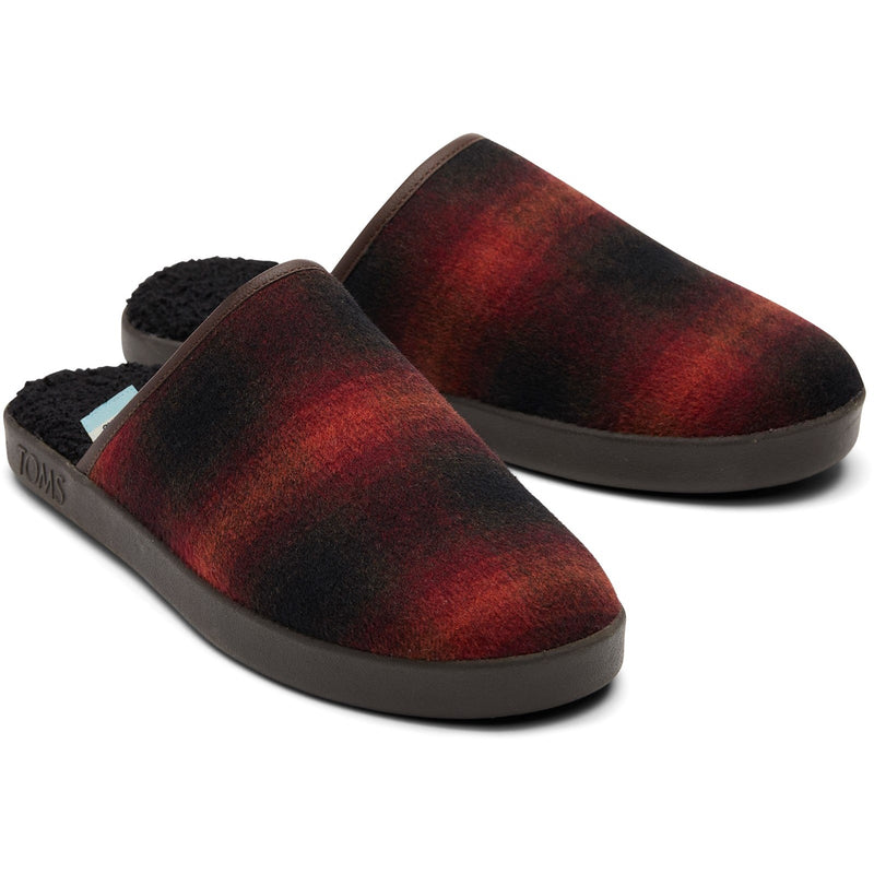 Toms Men's Harbor Textile Slip on Mule Slippers