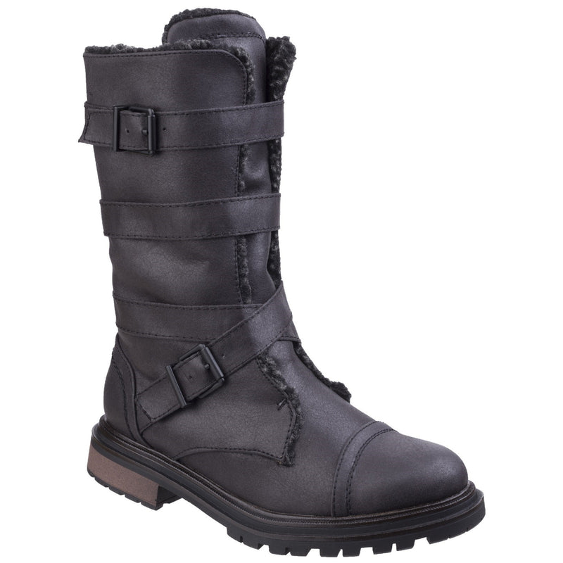 Rocket Dog Lance Buckle Leather Boots