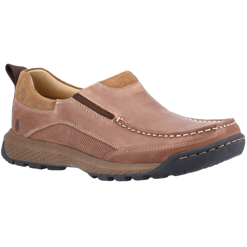 Hush Puppies Men's Duncan Leather Slip On Casual Shoes