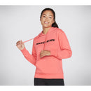 Skechers Heritage Pullover Hoodie Fleece Fabric