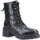 Sm Feyla Croco Laced Boot