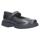 Hush Puppies Girls Black Tally Junior School Shoe