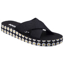 Rocket Dog Women's Moon Washed Denim Cotton/Daisy Eva Slide Sandal