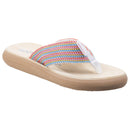 Spotlight Groovy Stripe Womens Slip-On Sandal