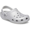 Kids' Classic Glitter Clog - Sparkly Lightweight Slip-On Shoes with Pivoting Heel Strap, Croslite Foam for Comfort, Flexible & Durable