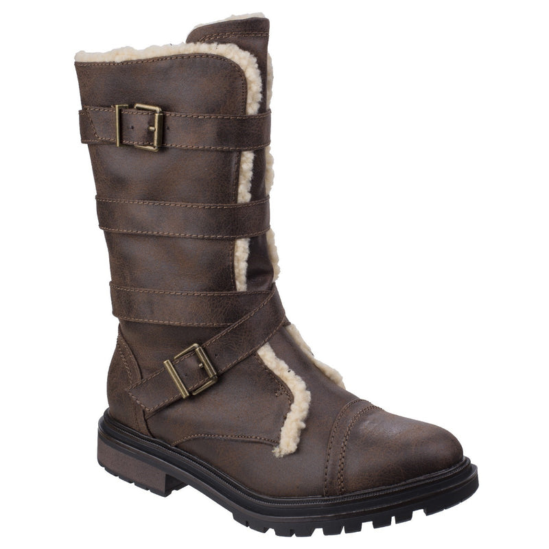 Rocket Dog Lance Buckle Leather Boots