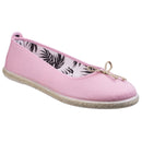 CONDOR Flossy Ballerina Pumps for Women Elegant Natural Rope Bow Espadrille Jute Wrap Stylish and Comfortable Slip-On Flats Mediterranean Inspired Design