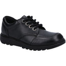 Hush Puppies Girls Kiera Black Non Patent Junior School Shoe