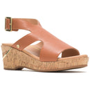 Hush Puppies Women's Maya Ankle Strap Leather Wedge Sandals