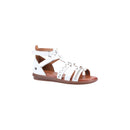 Hush Puppies Nicola Ladies Leather Strappy Sandals White