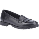 Hush Puppies Girls Emer Junior School Shoe Black