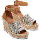 Toms Women's Marisol Mini Leopard Wedge Heel