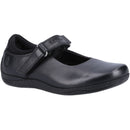 Hush Puppies Girls Black Marcie Non Patent Junior