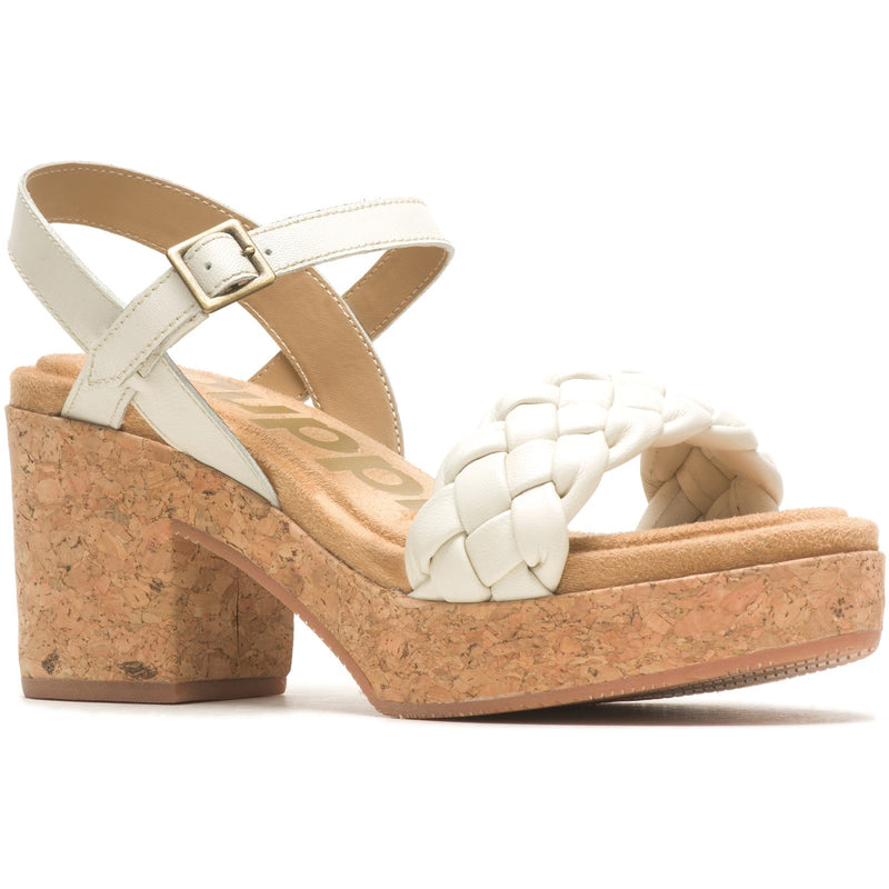 Hush Puppies White Poppy Quarter Strap Sandals