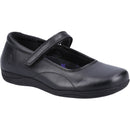 Hush Puppies Black Aria Junior School Shoes