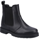 Hush Puppies Black Laura Junior School Boots