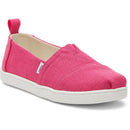 Toms Youth Alpargata Silver Glimmer Kids Shoe