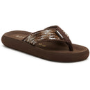 Rocket Dog Spotlight Olney Sequin Fabric Brown Sandals