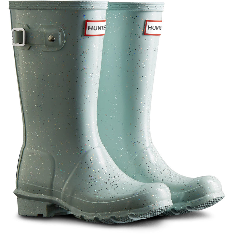 Hunter Big Kids Giant Glitter Wellington Boots