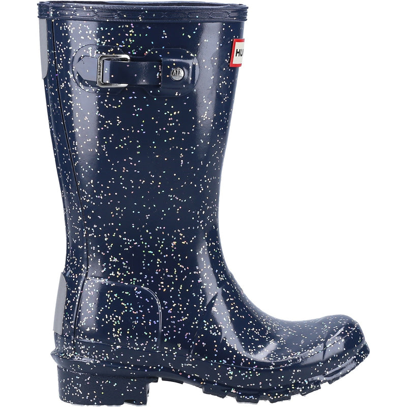 Hunter Big Kids Giant Glitter Wellington Boots