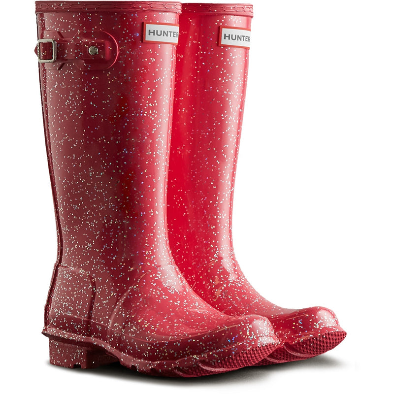 Hunter Big Kids Giant Glitter Wellington Boots