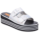 Rocket Dog Zanter Spree Ladies PU Platform Sandals Black