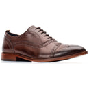 Base London Cast Waxy Lace Up Brogue Shoe