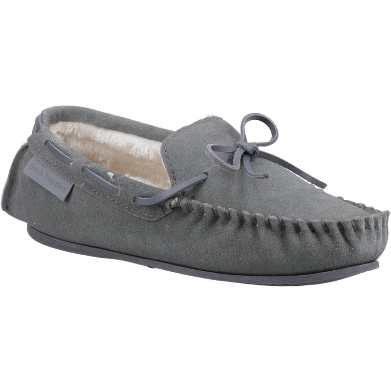 Hush Puppies Allie Ladies Suede Moccasin Slippers