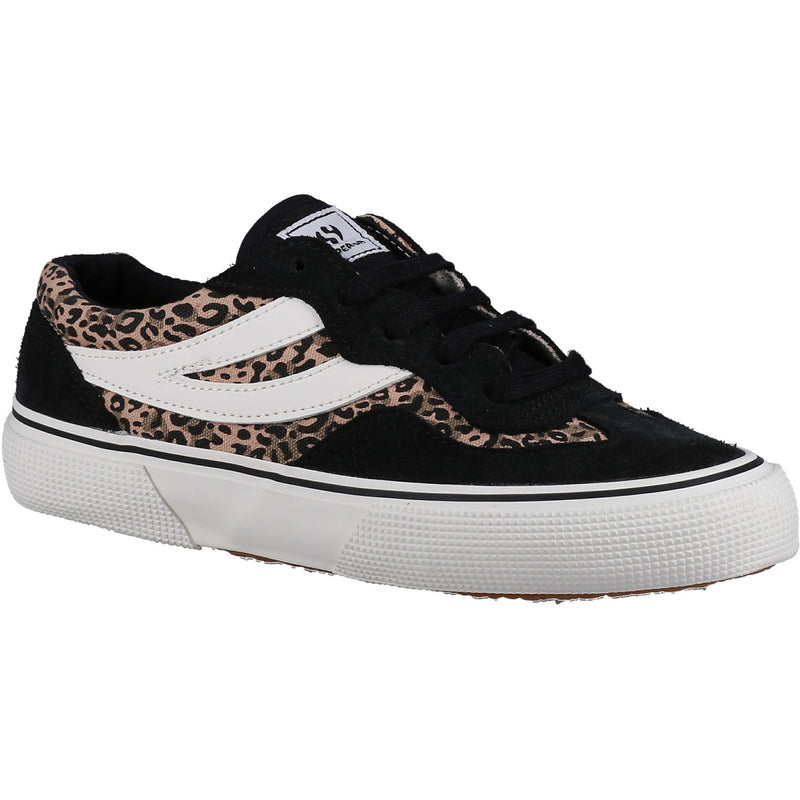 Superga Womens 2941 Revolley Leopard Trainers