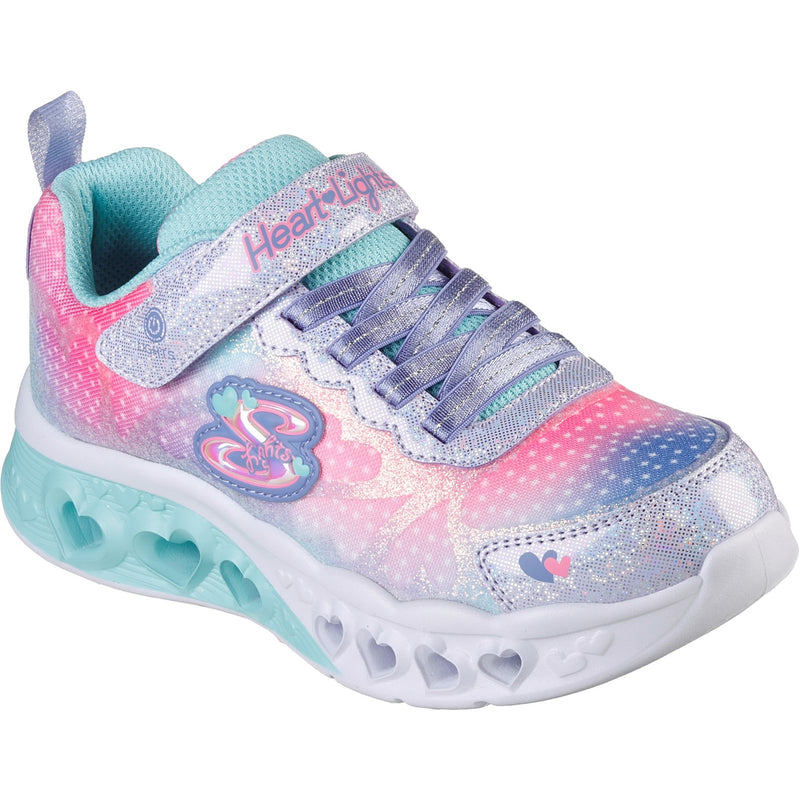 Skechers Girls Sports Flutter Heart Lights - Simply Love Shoes