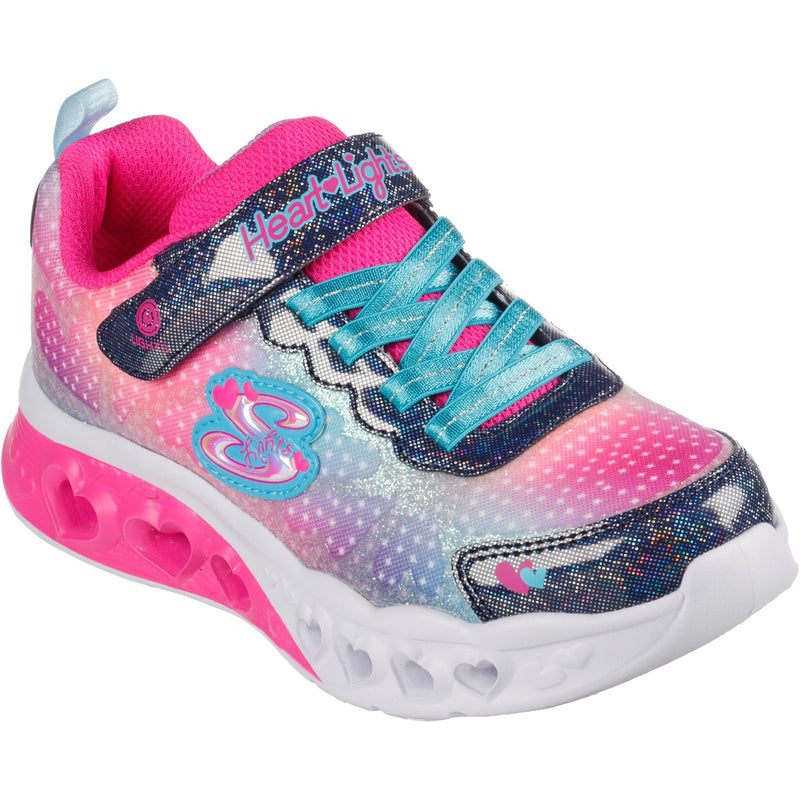 Skechers Girls Sports Flutter Heart Lights - Simply Love Shoes