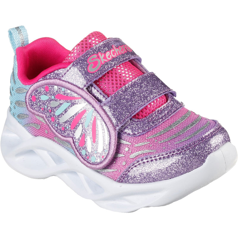 Skechers Kids Girls Twisty Brights-Wingin' It Sneaker