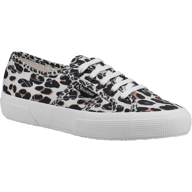 Superga 2750 Light Leopard Print Trainer