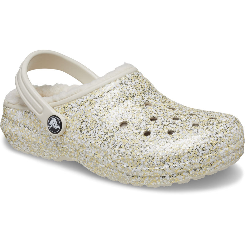 Crocs Classic Lined Glitter Kids Clogs