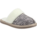 Hush Puppies Arianna Suede Faux Fur Lined Mule Slippers