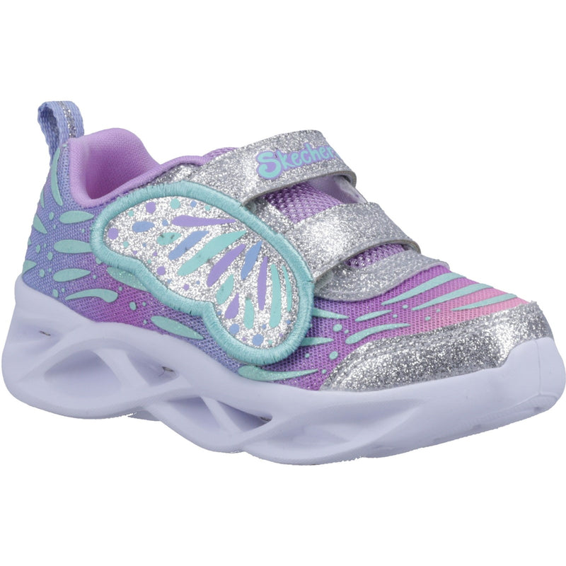 Skechers Kids Girls Twisty Brights-Wingin' It Sneaker