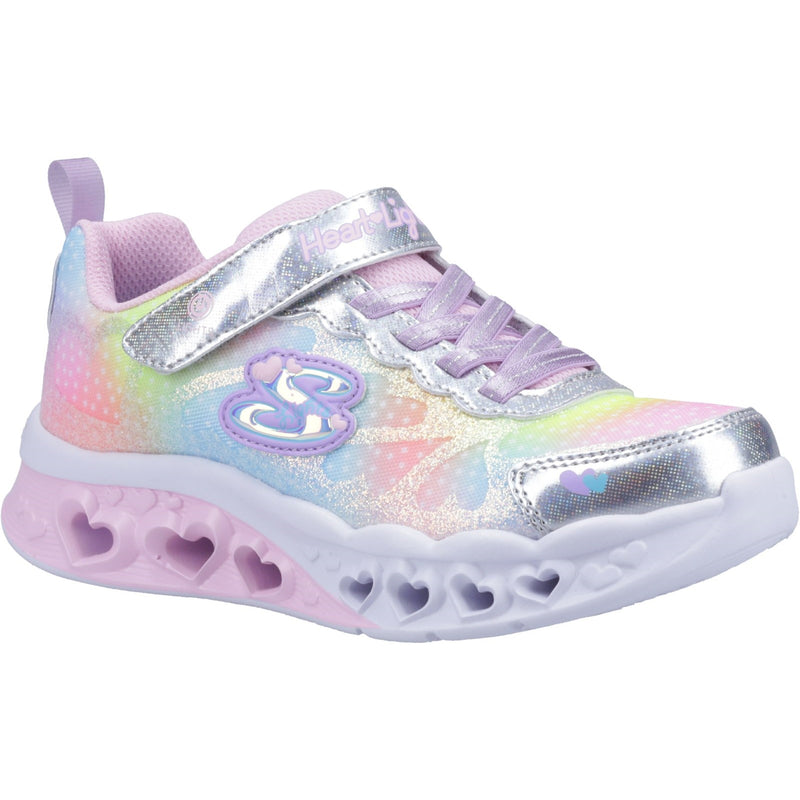 Skechers Girls Sports Flutter Heart Lights - Simply Love Shoes