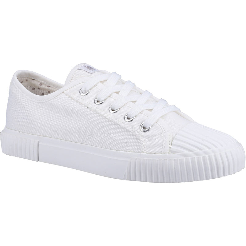 Hush Puppies Brooke Womens Lace Up Canvas Trainer